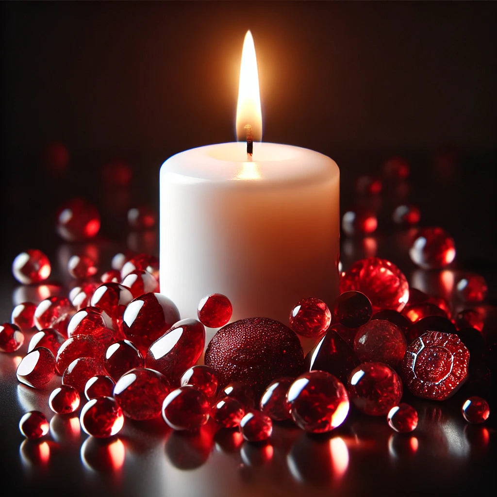 Garnet Ember Candles (January)